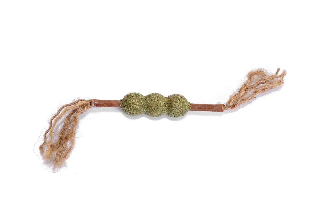 Triple sucette matatabi avec plume – Animalerie Maroc