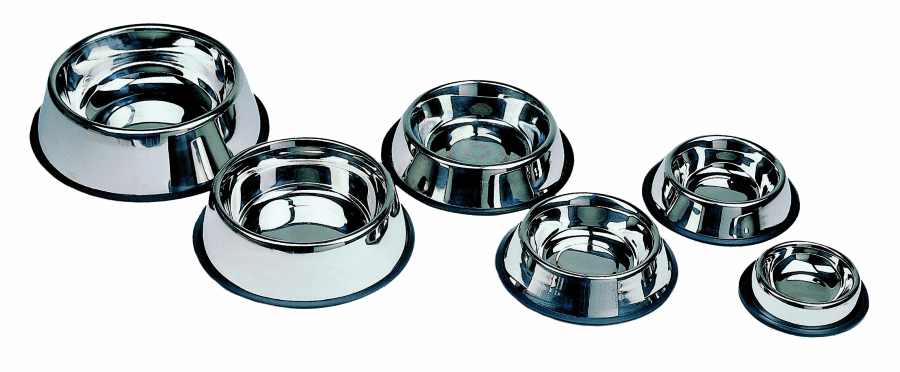 Gamelle Inox anti-dérapant - 0.45L/13cm – Animalerie Maroc